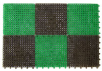 Коврик-травка 42х56 см черно-зеленый SUNSTEP™(71-002)