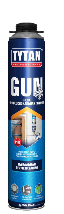 Пена профессиональная TYTAN Professional GUN 750 мл зимняя (65 л, до -10)