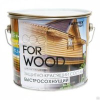 Защитно-красящий состав д/древесины быстросохнущий FARBITEX ПРОФИ GOOD FOR WOOD 10 л в ассортименте